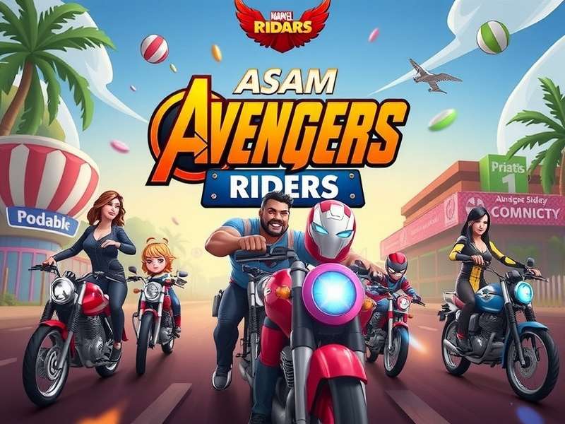 Assam Avengers Riders Official Game Art Assam Avengers Riders Game Cover
